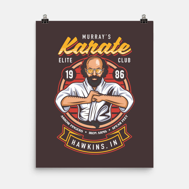 Murray's Karate Club-none matte poster-Olipop
