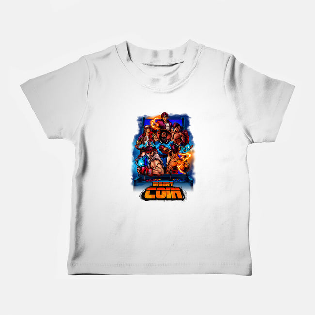 Insert Coin Retro Gaming-baby basic tee-Conjura Geek