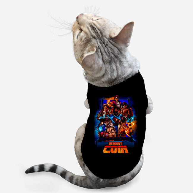 Insert Coin Retro Gaming-cat basic pet tank-Conjura Geek