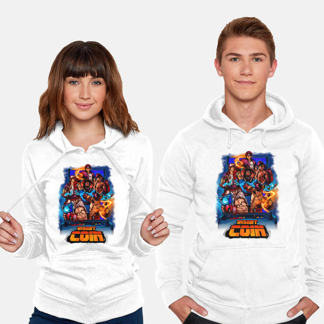 Insert Coin Retro Gaming-unisex pullover sweatshirt-Conjura Geek
