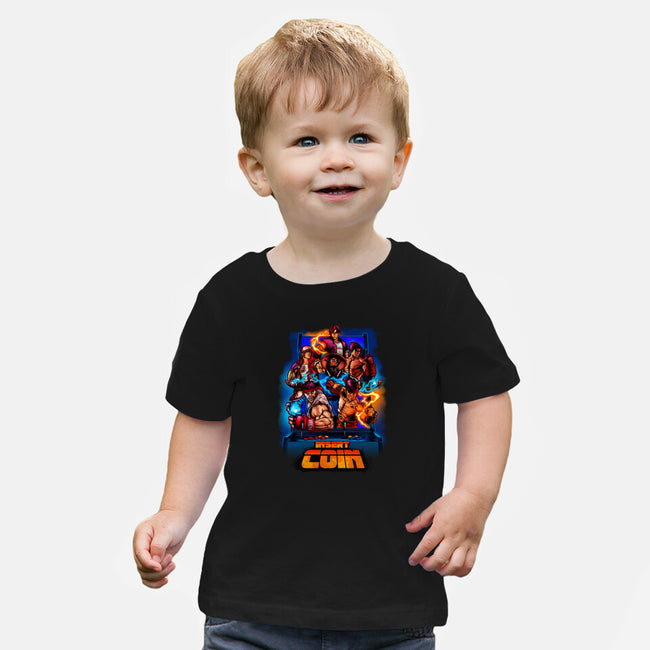 Insert Coin Retro Gaming-baby basic tee-Conjura Geek