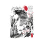 Gojira In Japan-none removable cover w insert throw pillow-DrMonekers