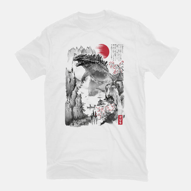 Gojira In Japan-womens fitted tee-DrMonekers