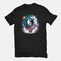 Yin Yang Dragons-womens basic tee-Vallina84