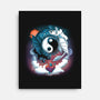 Yin Yang Dragons-none stretched canvas-Vallina84