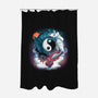 Yin Yang Dragons-none polyester shower curtain-Vallina84