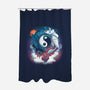 Yin Yang Dragons-none polyester shower curtain-Vallina84