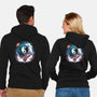 Yin Yang Dragons-unisex zip-up sweatshirt-Vallina84