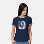 Yin Yang Dragons-womens basic tee-Vallina84