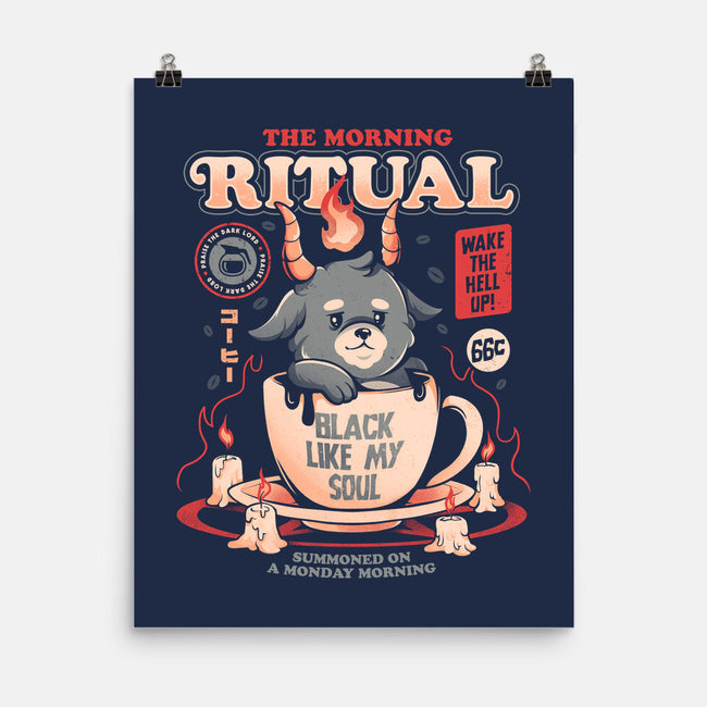 The Morning Ritual-none matte poster-eduely