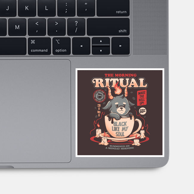 The Morning Ritual-none glossy sticker-eduely