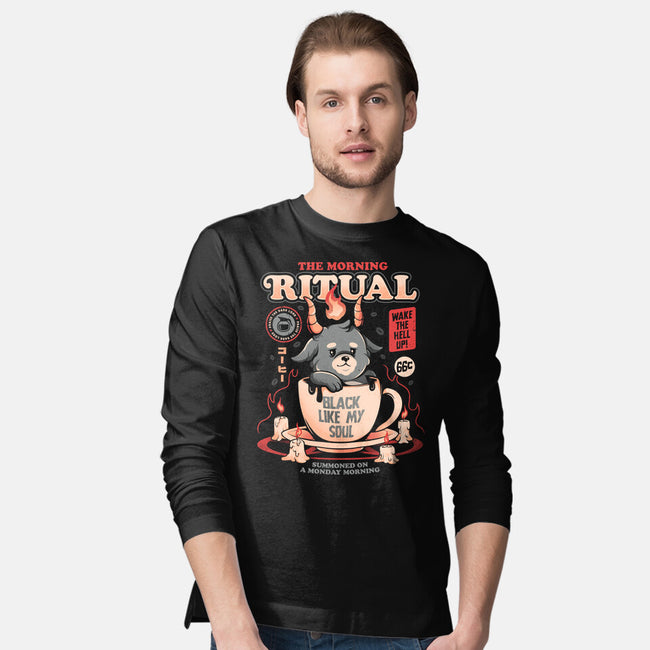 The Morning Ritual-mens long sleeved tee-eduely
