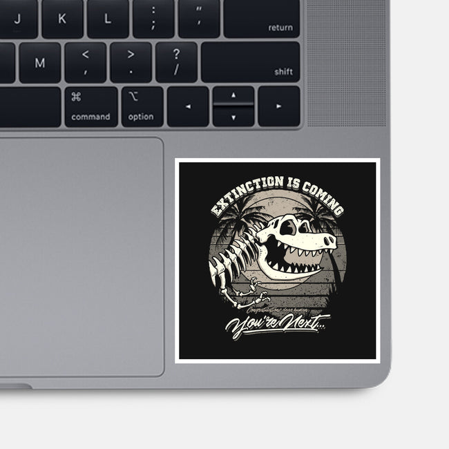 Extinction-none glossy sticker-StudioM6
