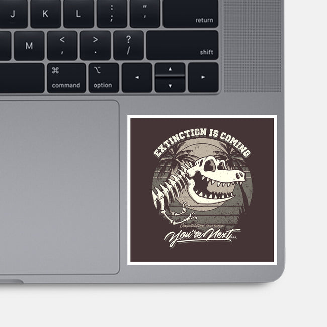 Extinction-none glossy sticker-StudioM6