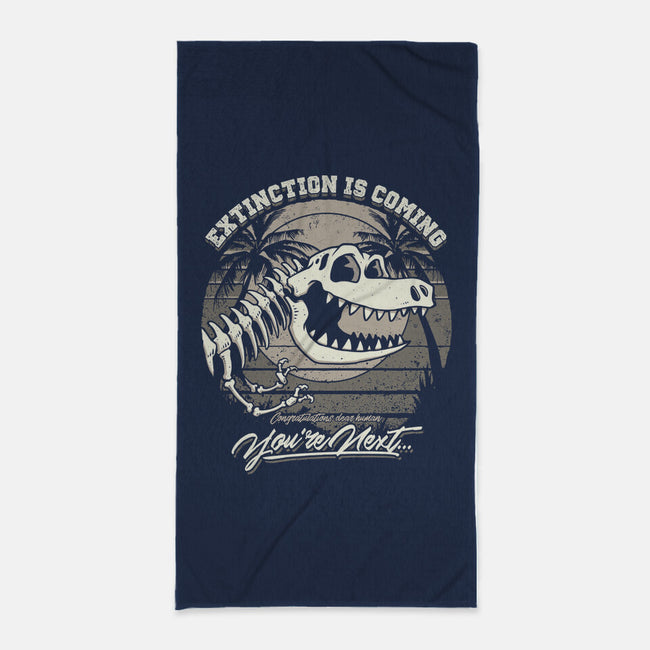 Extinction-none beach towel-StudioM6