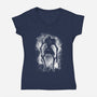 Cosmic Death God-womens v-neck tee-fanfreak1