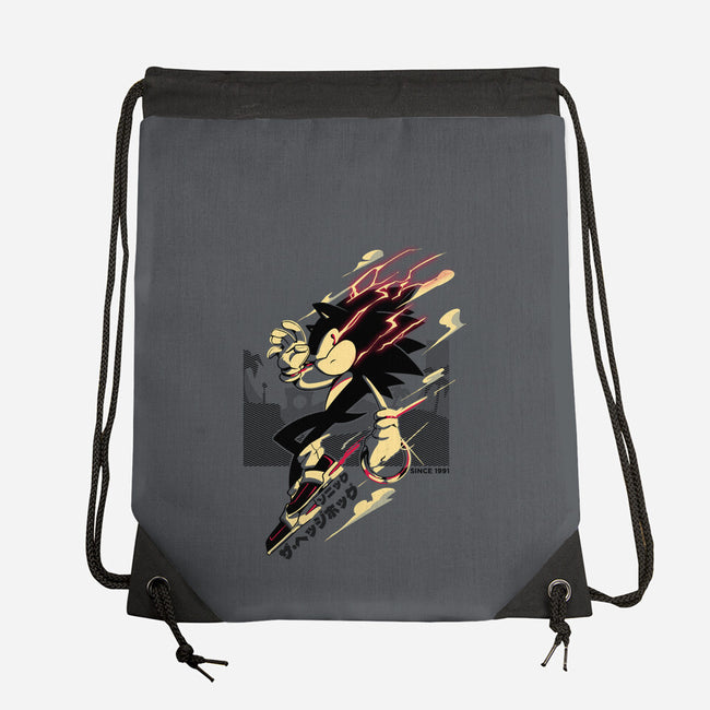 The Fastest Dude-none drawstring bag-Gazo1a