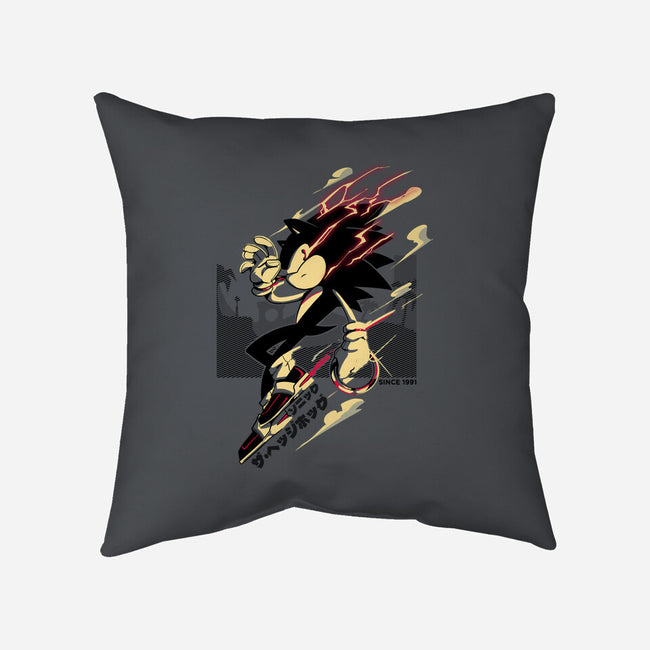 The Fastest Dude-none removable cover w insert throw pillow-Gazo1a