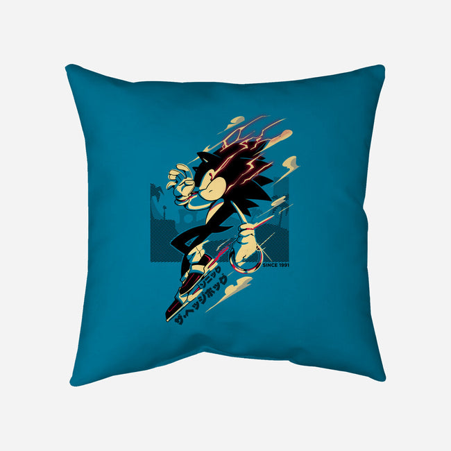 The Fastest Dude-none removable cover w insert throw pillow-Gazo1a