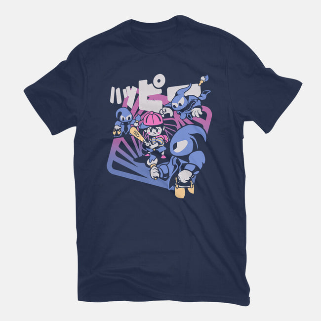 Happy Attack-mens basic tee-Sketchdemao