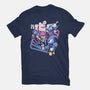 Happy Attack-womens fitted tee-Sketchdemao