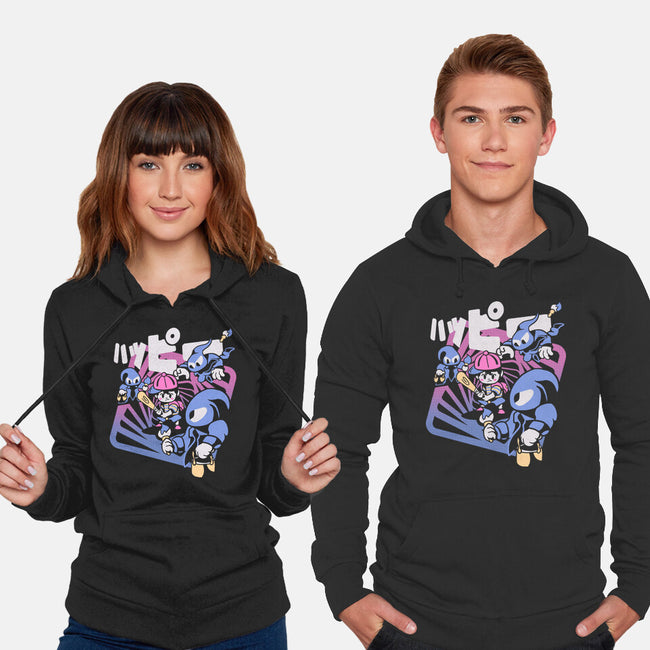 Happy Attack-unisex pullover sweatshirt-Sketchdemao