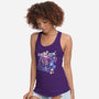 Happy Attack-womens racerback tank-Sketchdemao
