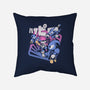 Happy Attack-none removable cover w insert throw pillow-Sketchdemao