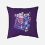 Happy Attack-none removable cover w insert throw pillow-Sketchdemao