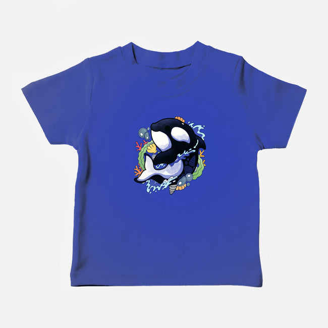 Summer Whale-baby basic tee-Vallina84