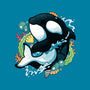 Summer Whale-mens premium tee-Vallina84