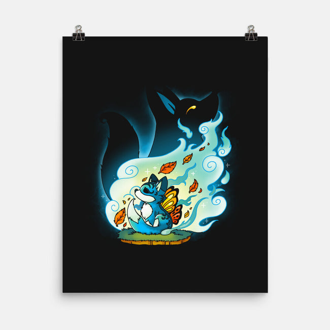 Magic Fox-none matte poster-Vallina84