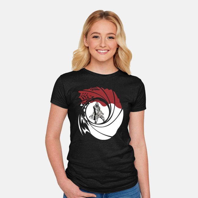 Die Another Way-womens fitted tee-retrodivision