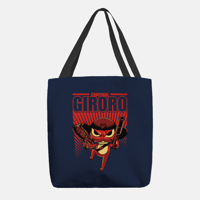Corporal Giroro-none basic tote bag-Corndes