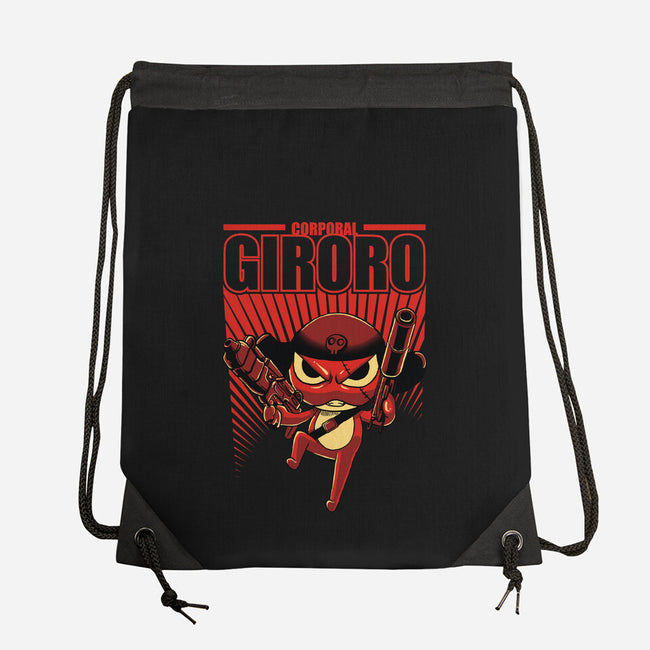 Corporal Giroro-none drawstring bag-Corndes