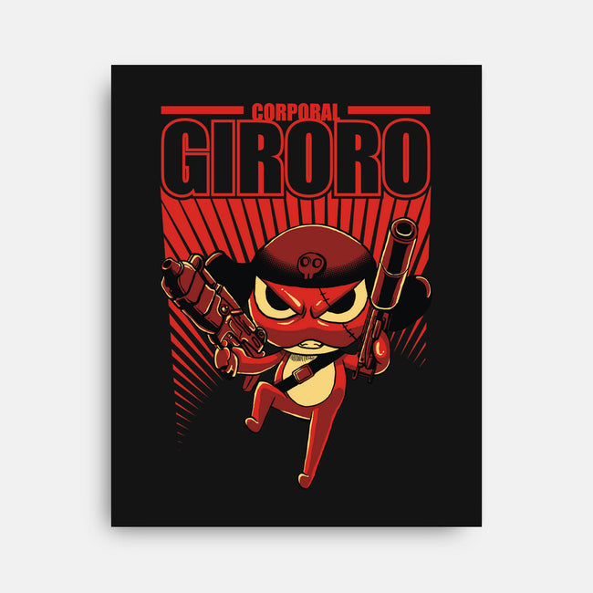 Corporal Giroro-none stretched canvas-Corndes