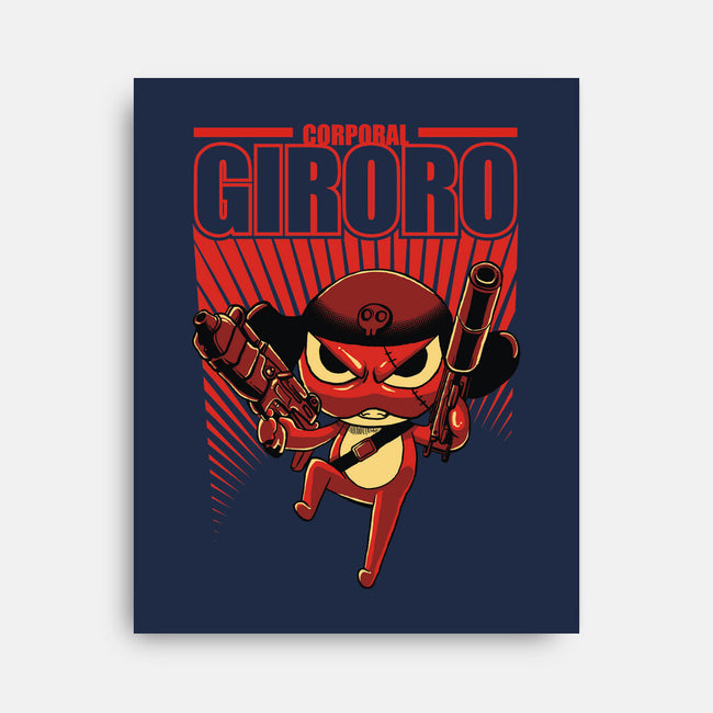 Corporal Giroro-none stretched canvas-Corndes