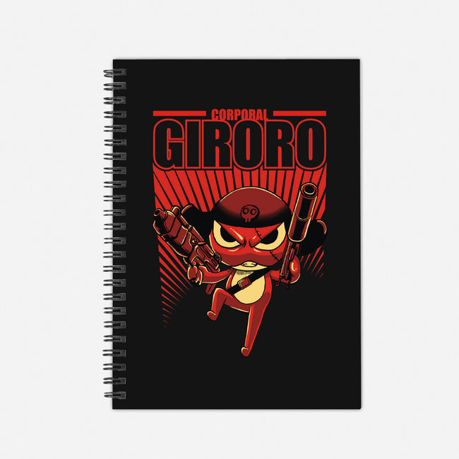 Corporal Giroro-none dot grid notebook-Corndes