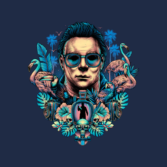 Tropical Slasher-unisex basic tank-glitchygorilla