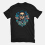 Tropical Slasher-womens fitted tee-glitchygorilla