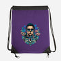 Tropical Slasher-none drawstring bag-glitchygorilla