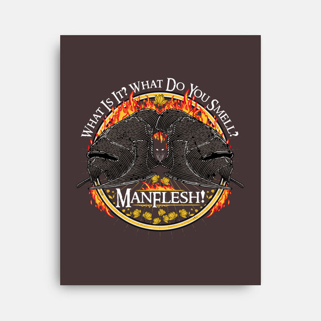 The Manflesh-none stretched canvas-rocketman_art