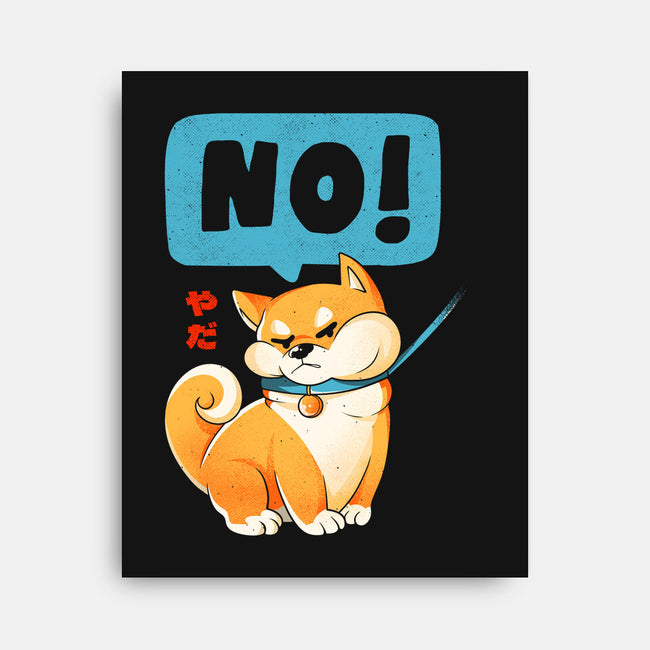 Shiba NO-none stretched canvas-eduely