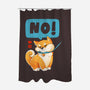 Shiba NO-none polyester shower curtain-eduely