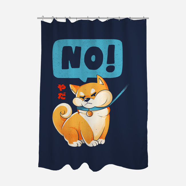 Shiba NO-none polyester shower curtain-eduely