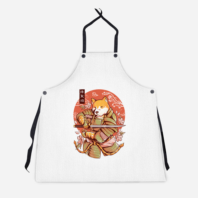 Akita Samurai-unisex kitchen apron-eduely