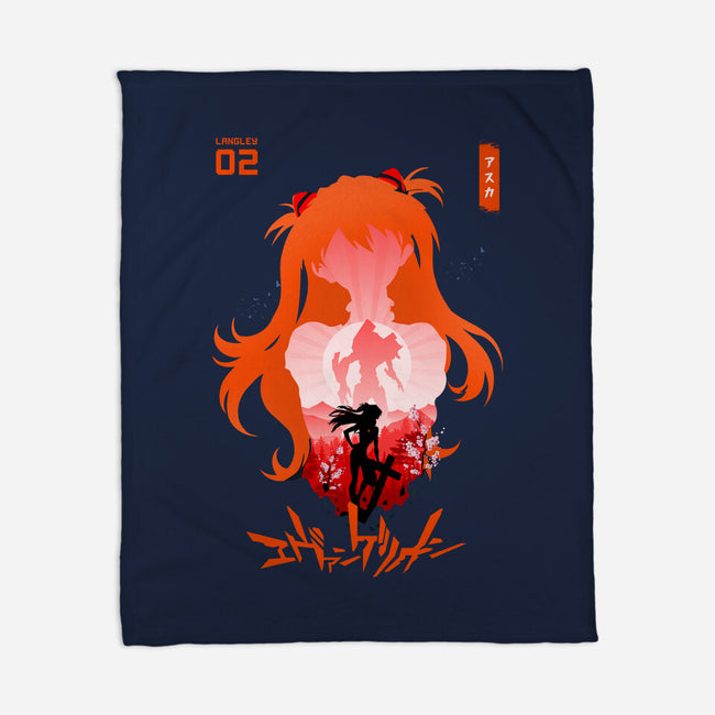 Eva 02-none fleece blanket-rondes