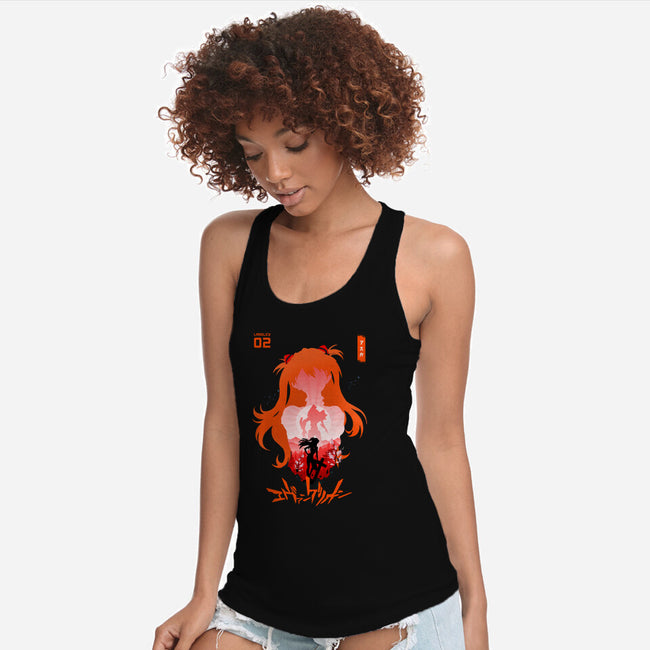 Eva 02-womens racerback tank-rondes