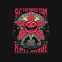 Plant A Demotree-womens off shoulder sweatshirt-StudioM6
