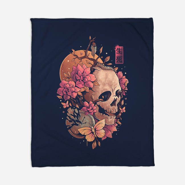 Time Of The Death-none fleece blanket-eduely